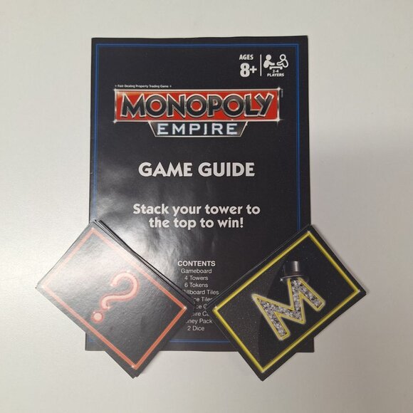 Monopoly Empire 2014‎ Replacement Pieces Cards Chance Instructions Rules - Picture 7 of 7